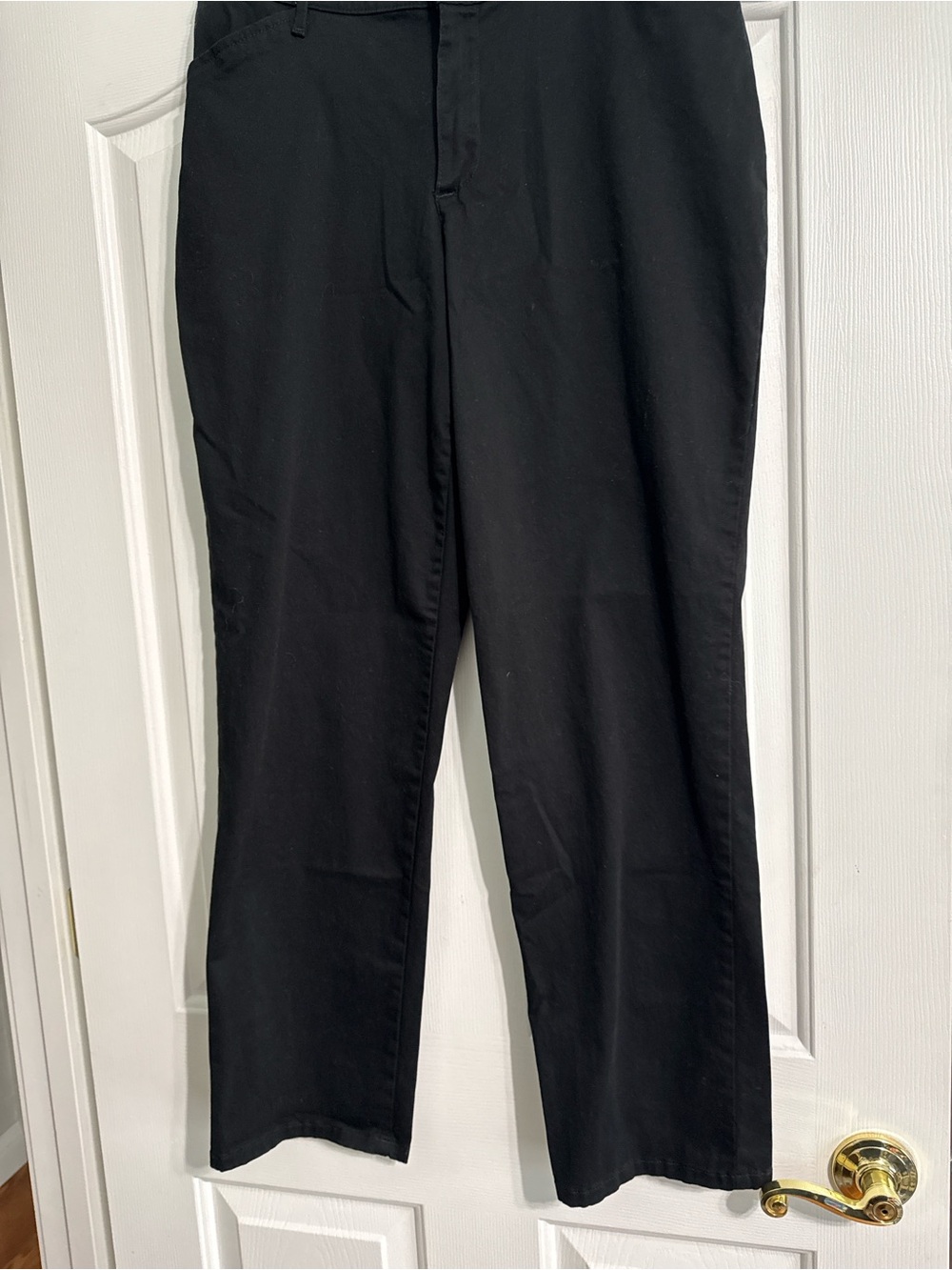 Lee Black Straight-Leg Chinos